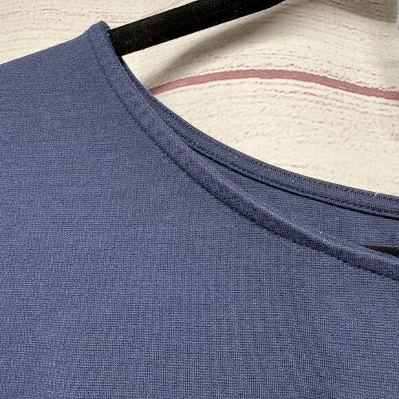 Ripley Rader Navy Ponte Knit Short Sleeve Top size 4+ US size 3X (18-20) - Picture 2 of 9